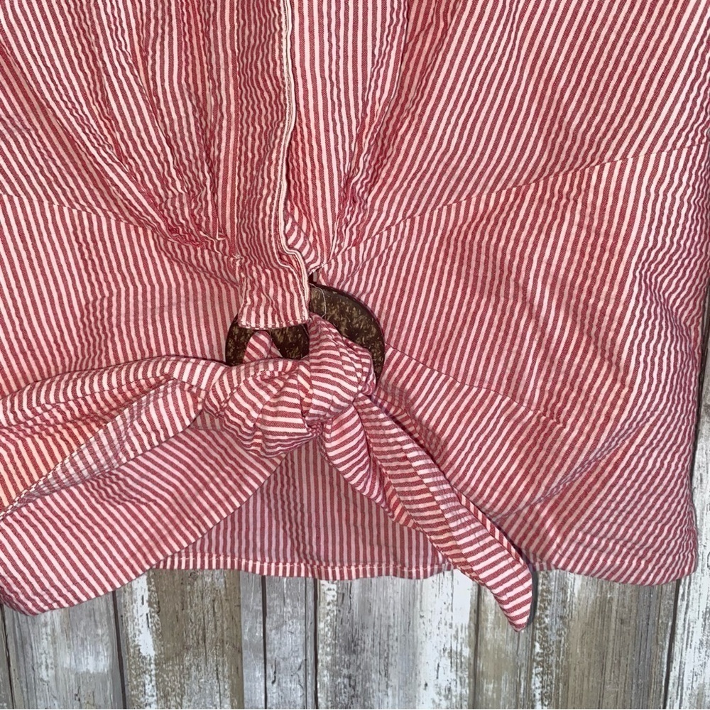 Lafayette 148 Striped Button Blouse - Picture 2 of 5